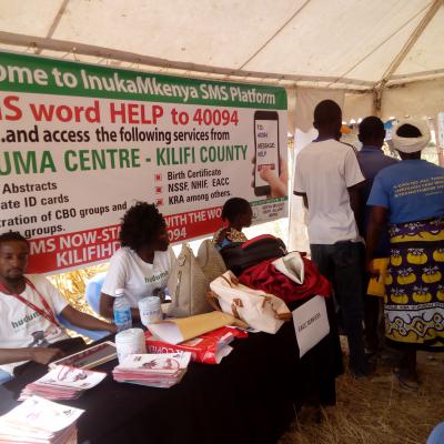 Members Of The Public Receiving Huduma Center Services