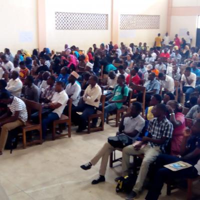 University Students Engaging In Career Choice Symposium In Babla High School