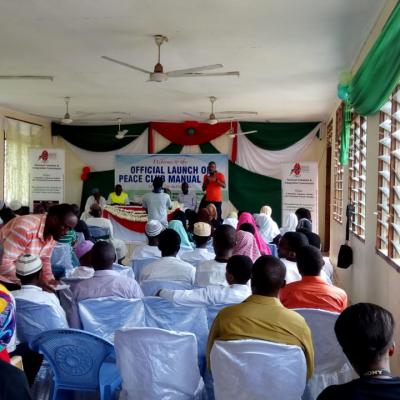 Participants During The Peace Clubs Manual Launch Event