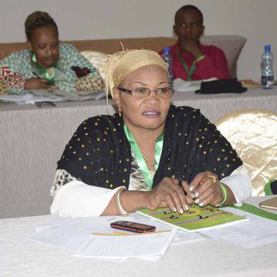 Hon. Asha Abdi Sosso Member Of Nairobi County Assembly Mca During The Ncd Forum At Eastland Hotel Nairobi