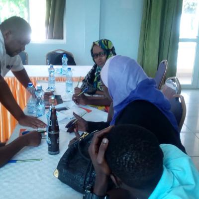 Youth Leaders From Likoni Undertaking Groupwork During The Training